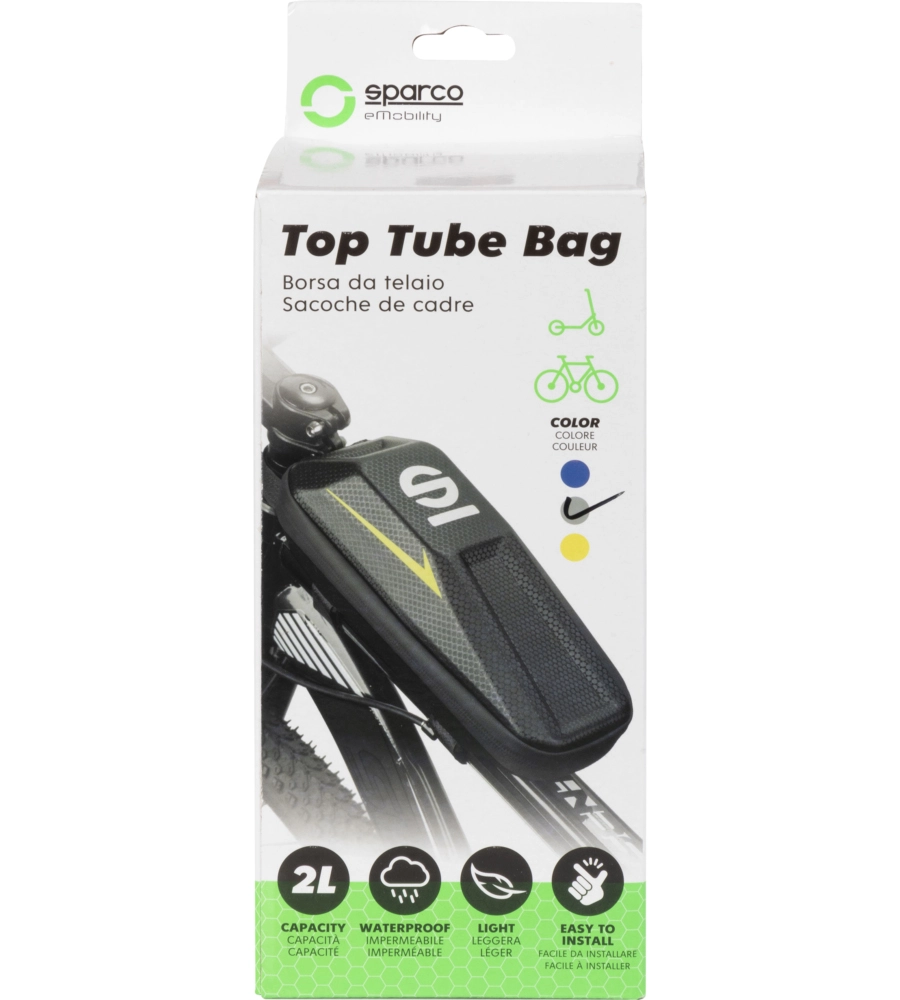 BORSA DA TELAIO PER BICI SPARCO IN EVA, 24X10X8 CM